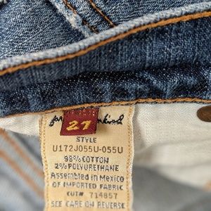 7FAM crop jeans